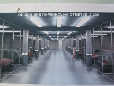 Продам машиноместо в подземном гараже в районе Храма г. Воронеж